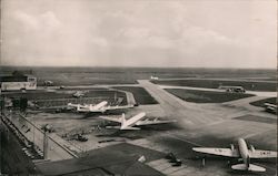 View of Planes at Frankfurt Airport Postcard
