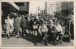 The Famous Benches Postcard