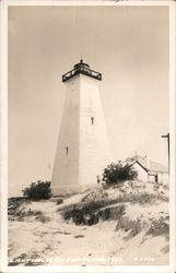 Lighthouse on Ship Island Postcard