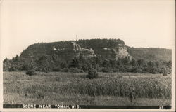 Bluff Scene Near Tomah Postcard