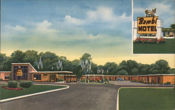 Bambi Motel and Coffee Shop Gainesville Florida