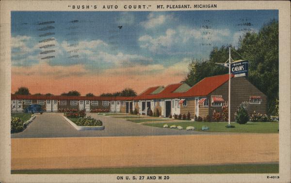 Bush's Auto Court Mount Pleasant Michigan