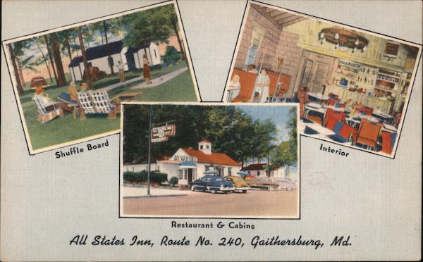 All States Inn, Route No. 240 Gaithersburg Maryland