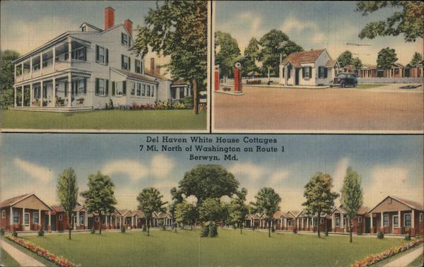 Del Haven White House Cottages Berwyn Maryland