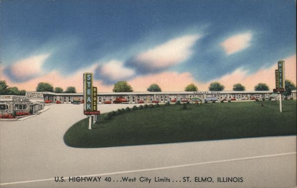 Waldorf Motel and Steak House Saint Elmo Illinois