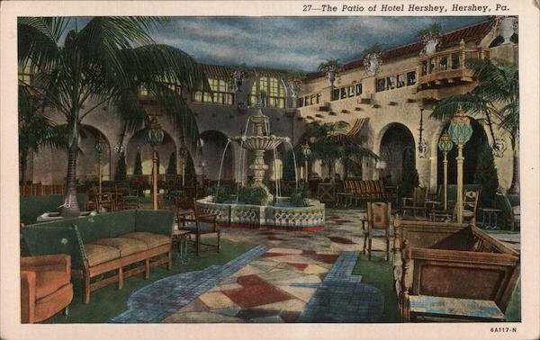 The Patio of Hotel Hershey Pennsylvania