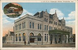 Louisville and Nashville Railroad Passenger Station Postcard