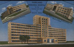 Parkland Memorial Hospital Postcard