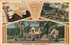 Bon Air Courts Postcard