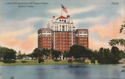 Lake Cliff Showing Cliff Towers Hotel Dallas, TX Postcard Postcard Postcard