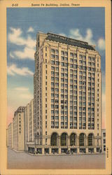 Santa Fe Building Dallas, TX Postcard Postcard Postcard