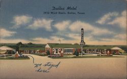 Dallas Motel Texas Postcard Postcard Postcard