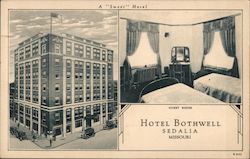 Hotel Bothwell A "Sweet" Hotel Sedalia, MO Postcard Postcard Postcard