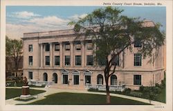 Pettis County Court House Postcard