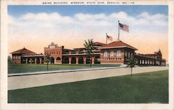 Swine Building, Missouri State Fair Sedalia, MO Postcard Postcard Postcard