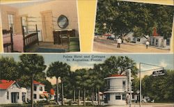 Palms Hotel and Cottages Postcard