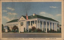 Edwards Brothers Colonial Mortuary Postcard
