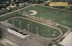 The Wm. A. Ely Stadium Elyria, OH Postcard Postcard Postcard