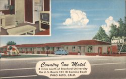 Country Inn Motel Palo Alto, CA Postcard Postcard Postcard