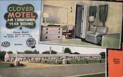 Clover Motel Postcard