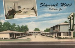 Shamrock Motel Postcard