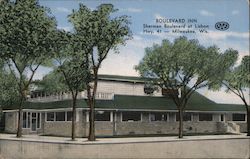 Boulevard Inn, Sherman Boulevard at Lisbon, Hwy. 41 Milwaukee, WI Postcard Postcard Postcard