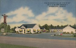 Barnesville Court Postcard