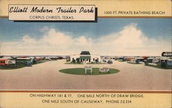 Elliott Modern Trailer Park Postcard