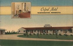 Oxford Motel Worthington, MN Postcard Postcard Postcard