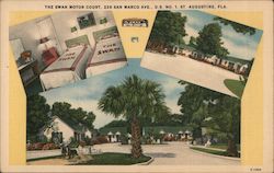 The Swan Motor Court Postcard