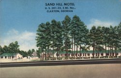 Sand Hill Motel Claxton, GA Postcard Postcard Postcard