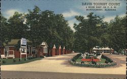 Davis Tourist Court Postcard