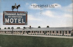 Stonewall Jackson Motel Postcard