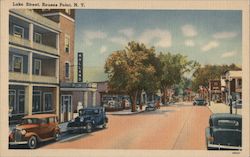 Lake Street Rouses Point, NY Postcard Postcard Postcard