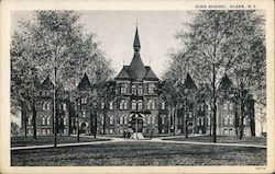 High School Olean, NY Postcard Postcard Postcard