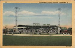 Jamestown Municipal Stadium Postcard