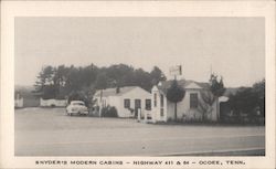 Snyder's Modern Cabins Postcard