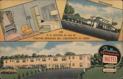 Shuller's Restaurant and Motel Postcard