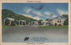 Bearskin Cottages at the Sign of the Bear Gatlinburg, TN Postcard Postcard Postcard