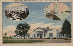 Greyhound Inn on U.S. 27 Postcard