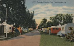 Municipal Trailer Park Punta Gorda, FL Postcard Postcard Postcard