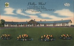 Phillips Motel Shamokin Dam, PA Postcard Postcard Postcard