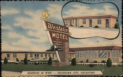 Western Motel Postcard