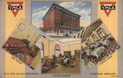 YMCA Multi-view Postcard