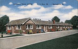 Lincoln Trail Motel Springfield, IL Postcard Postcard Postcard