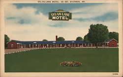 Syl-Va-Lane Motel Postcard