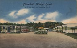 Chandler's Village Court Postcard