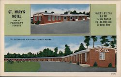 St. Mary's Motel Postcard