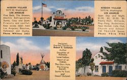 Mission Village Postcard