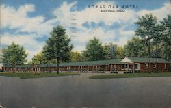 Royal Oak Motel Bedford, OH Postcard Postcard Postcard